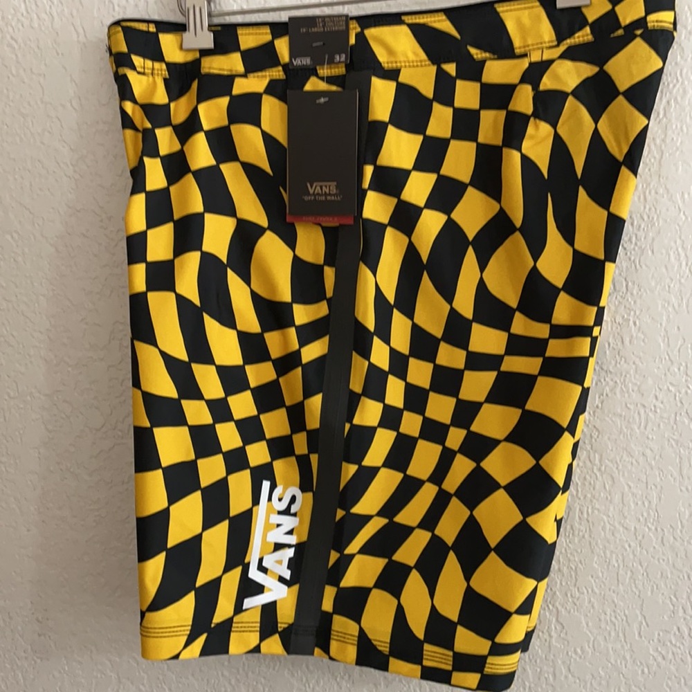 SOLD on Ebay NWT Vans Checkered Board Shorts Swim Trunks - 32" waist - Picture 7 of 10